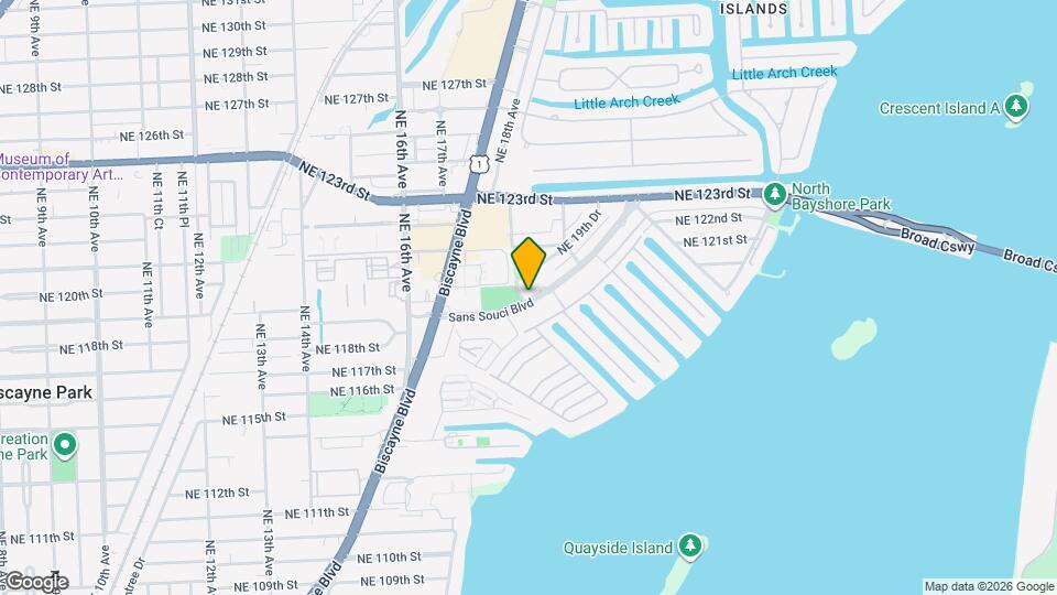 1805 Sans Souci Blvd Mapa y Detalles de la Ubicación