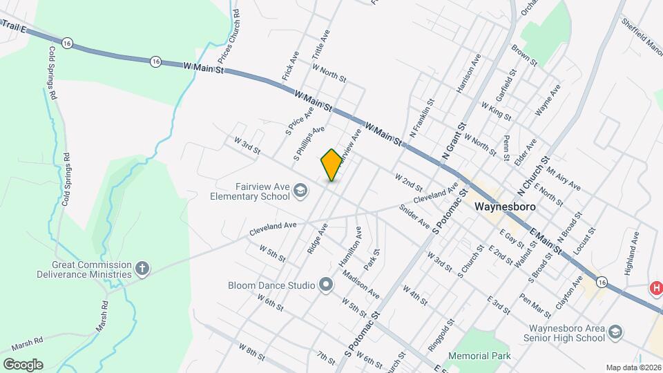 163-165 Fairview Ave Map and Location Details