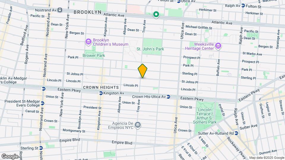 247 Troy Ave Map and Location Details