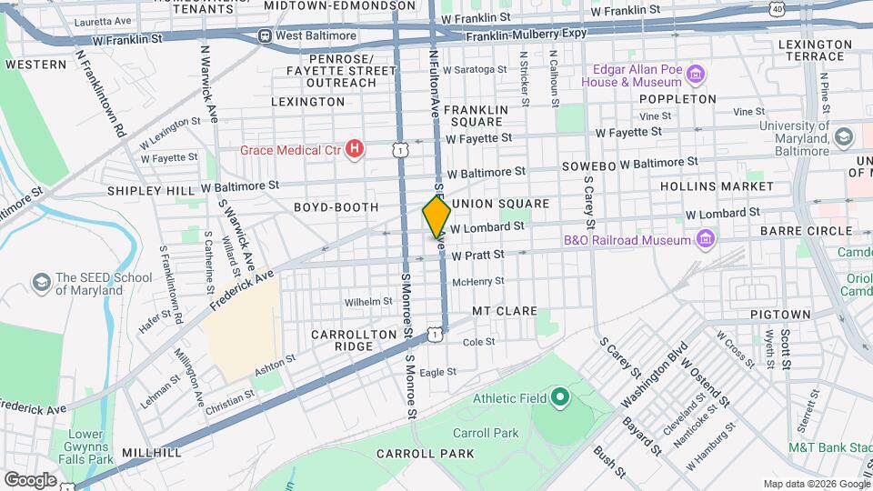118 S Fulton Ave, Unit 03 - 203 Map and Location Details