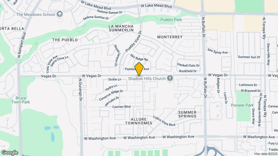 8021 Vegas Dr Map and Location Details