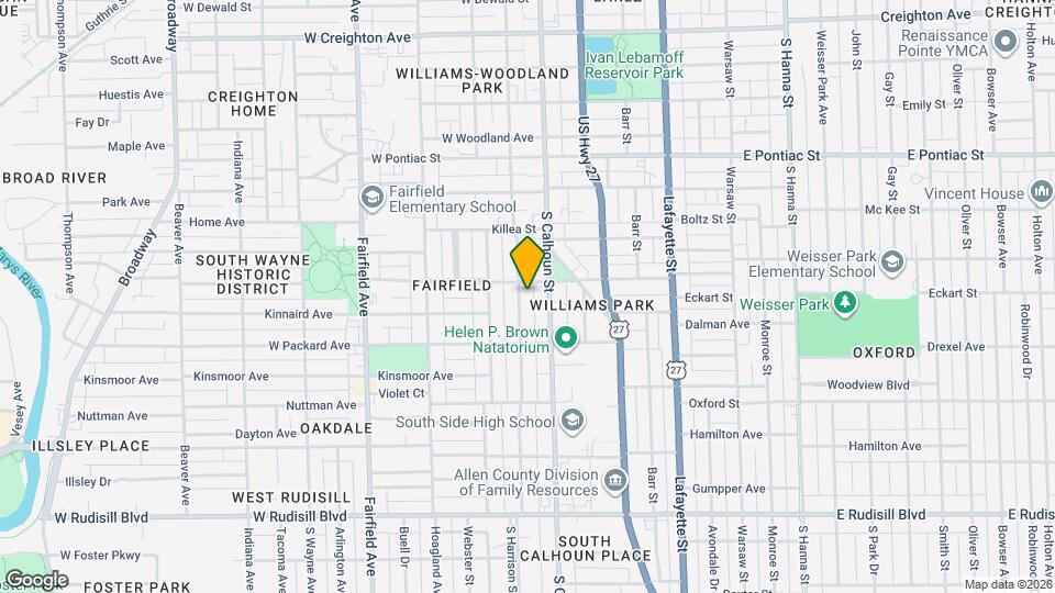 3113 S Harrison St Map and Location Details