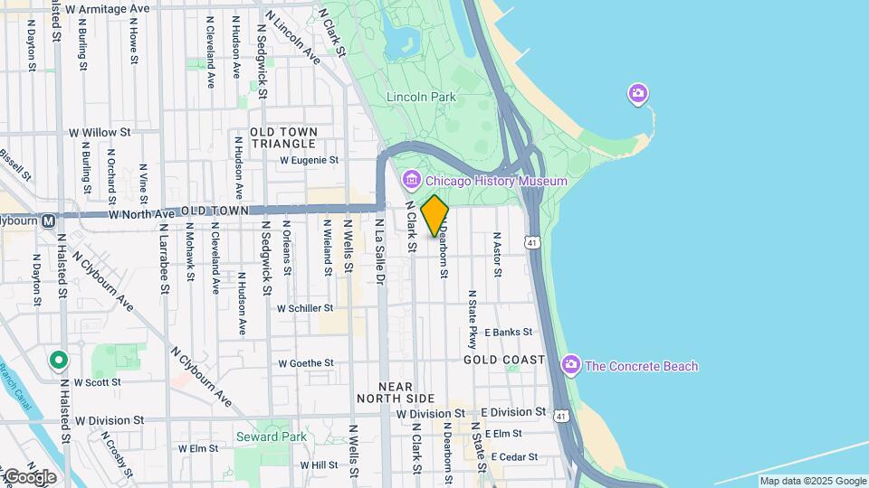 1510 N Dearborn Pky, Unit 107 Map and Location Details