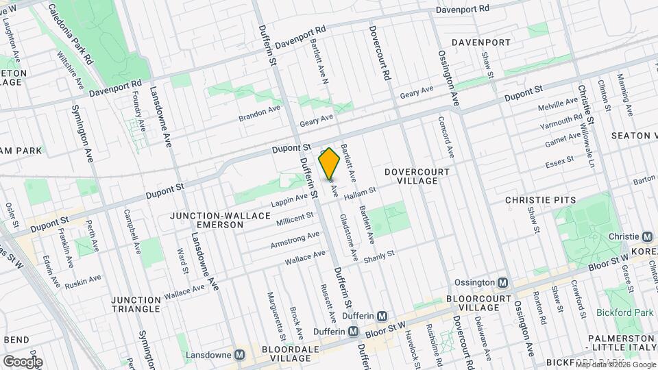 758 Gladstone Ave Map and Location Details