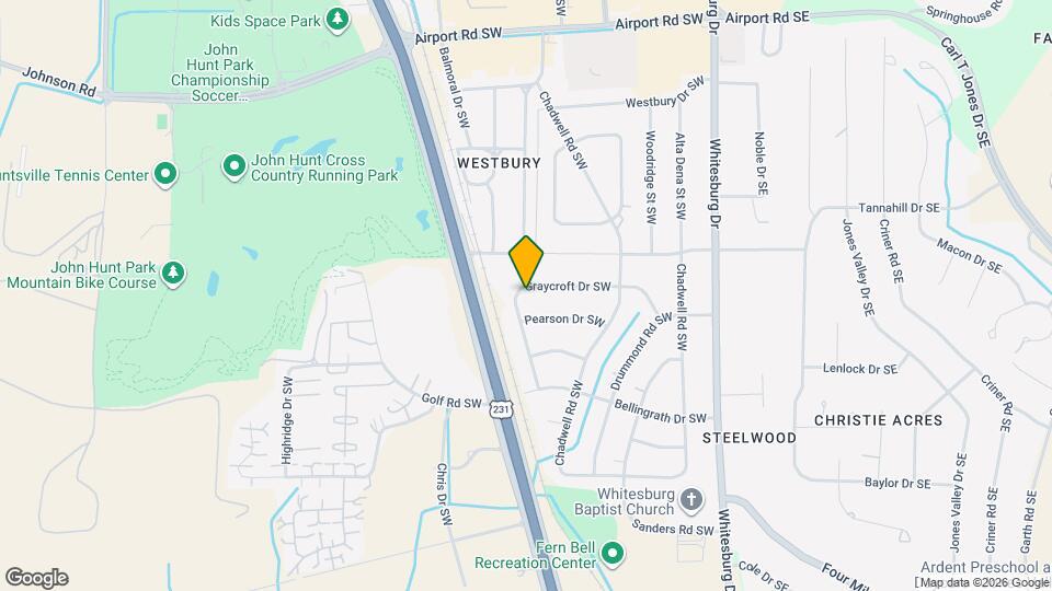 619 Graycroft Dr SW Map and Location Details