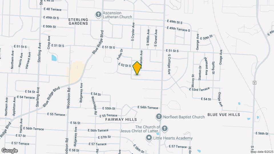 12208 E 53rd St Map and Location Details