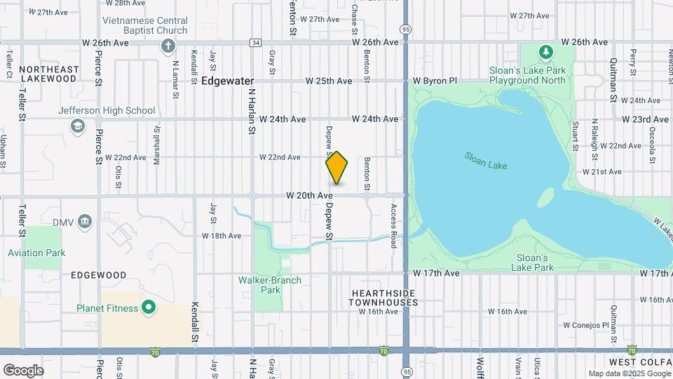 Edgewater Village Mapa y Detalles de la Ubicación