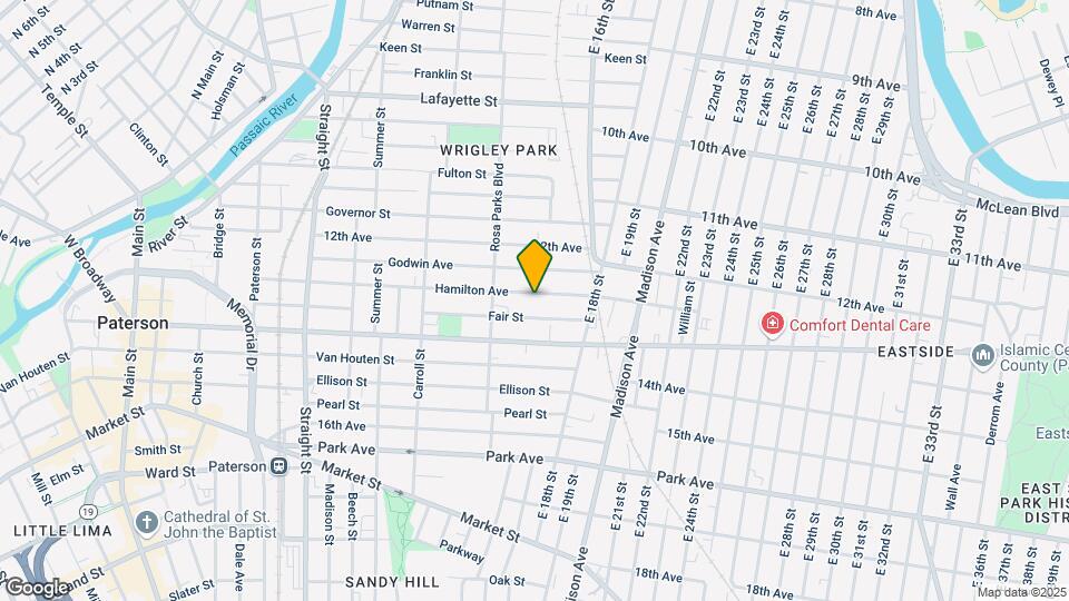 332 Hamilton Ave Map and Location Details