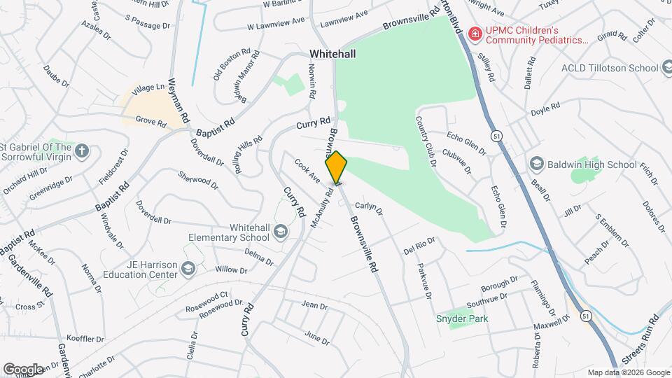 4706 Brownsville Rd Map and Location Details