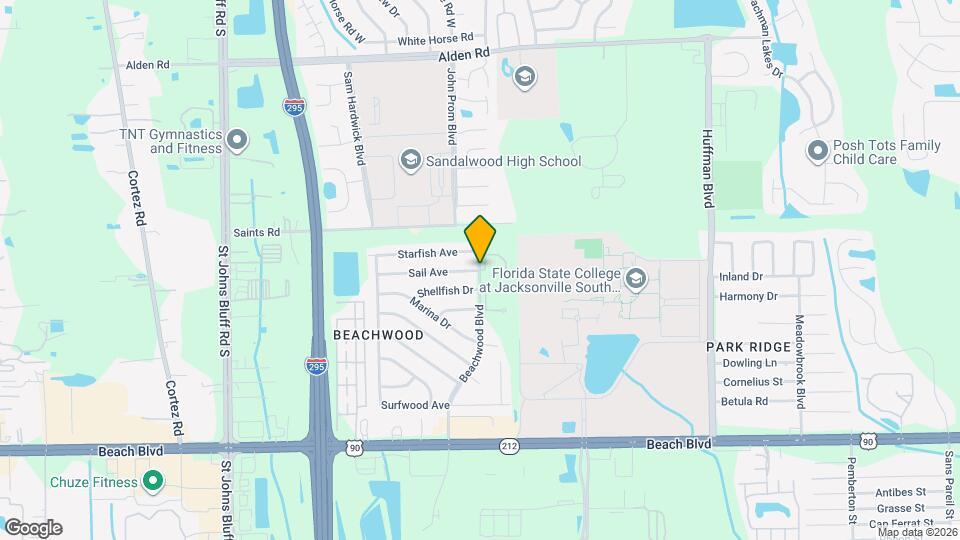 Beachwood Apartments Map and Location Details