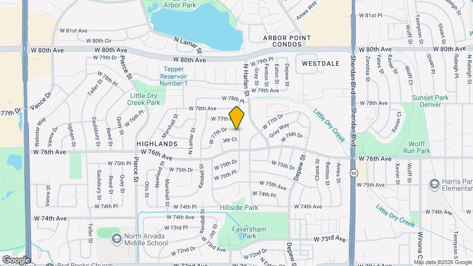 7663 Ingalls St Map and Location Details