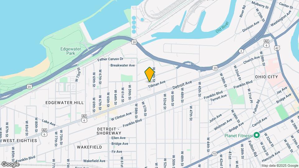 5414 Tillman Ave Map and Location Details