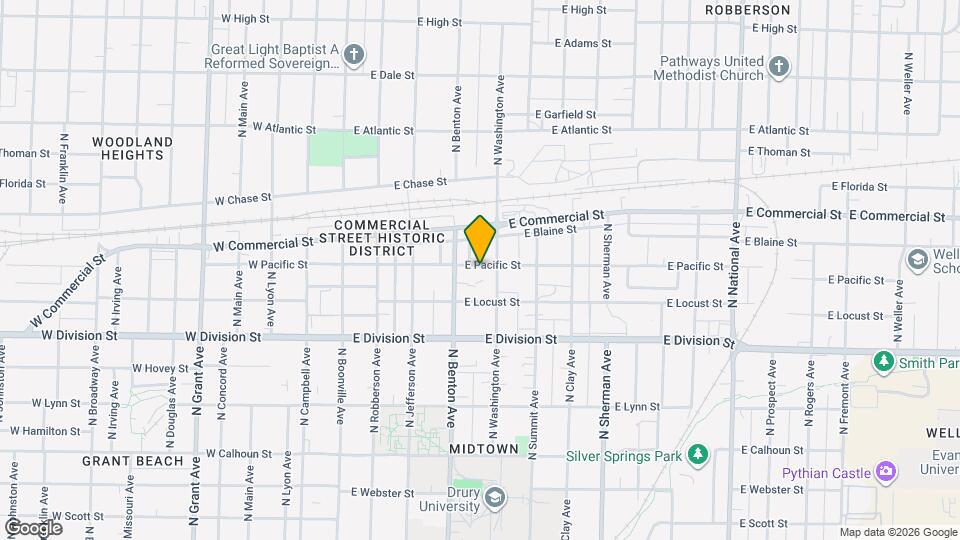 522 E Pacific St Map and Location Details