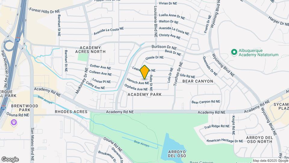 6709 Hensch Ave NE Map and Location Details