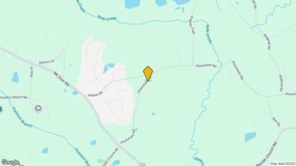 1014 Plowshare Rd Map and Location Details