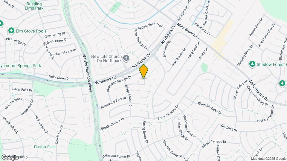 3819 Honey Brook Dr Map and Location Details