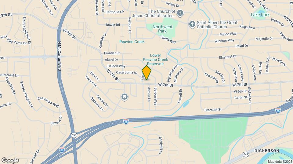 715 James Ct Map and Location Details