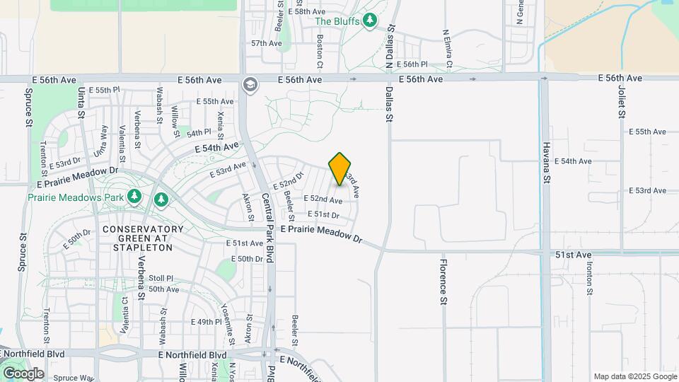 9449 E 52nd Ave Map and Location Details