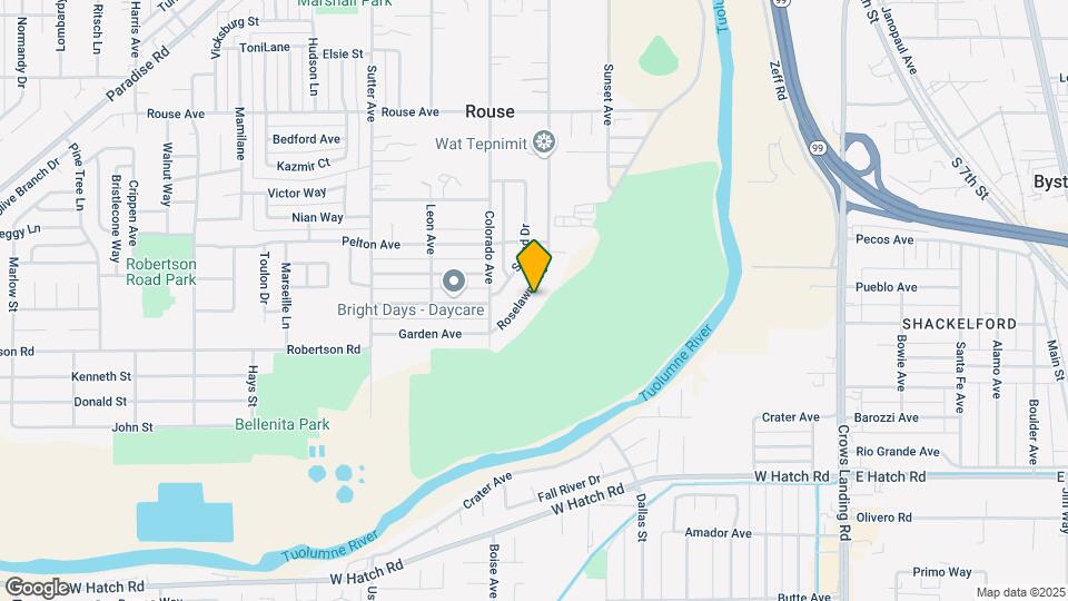 1109 Roselawn Ave Map and Location Details