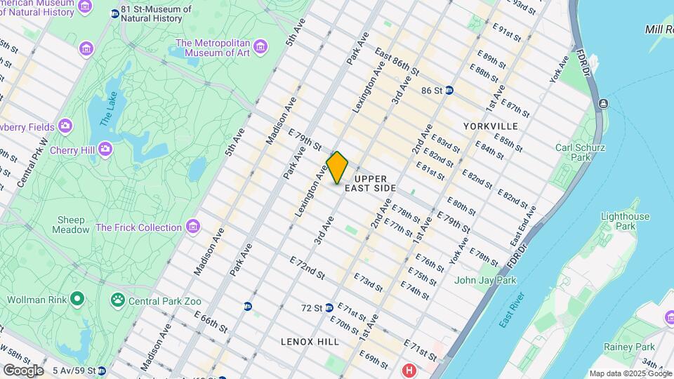177 E 77th St Mapa y Detalles de la Ubicación