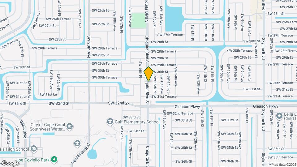 3025 Chiquita Blvd S Map and Location Details