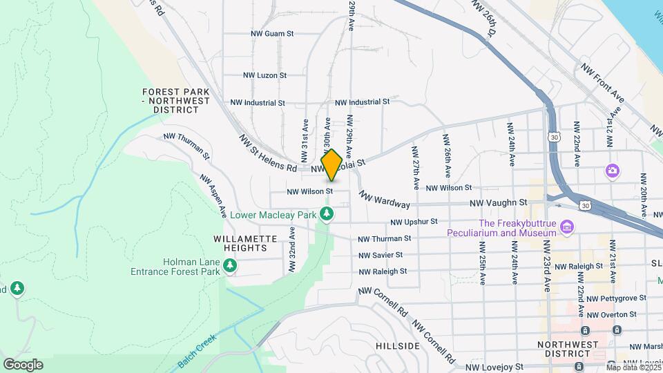 2965 NW Wilson St Map and Location Details