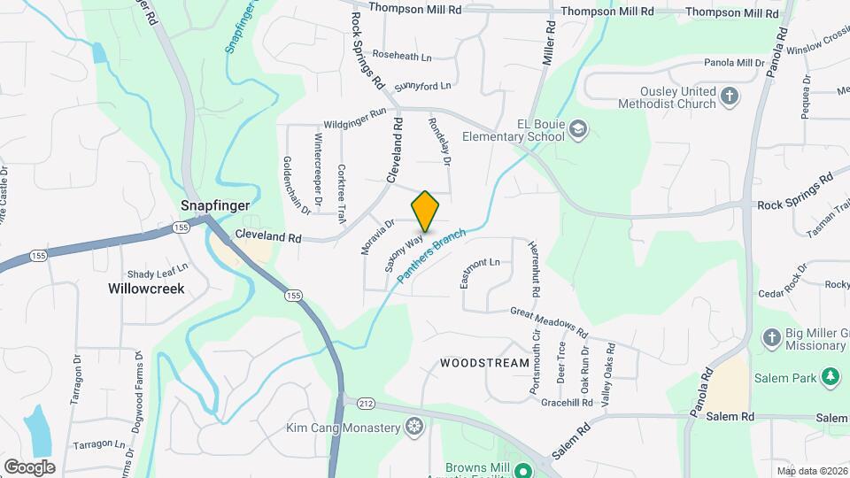 3313 Saxony Way Map and Location Details