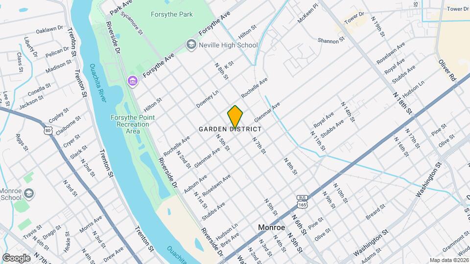 601 Glenmar Ave Map and Location Details