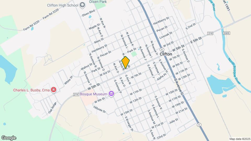 1215 W 5th St Mapa y Detalles de la Ubicación