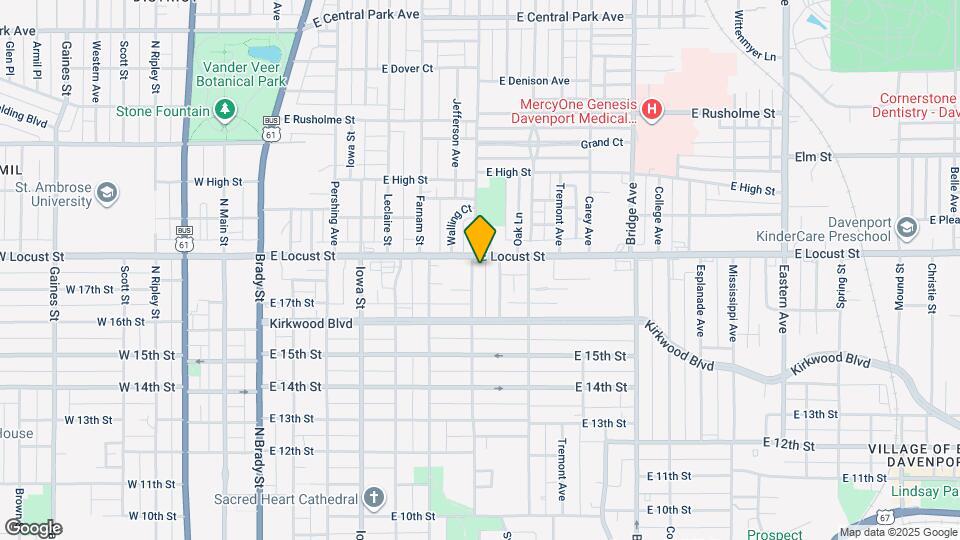 1819 Grand Ave Map and Location Details