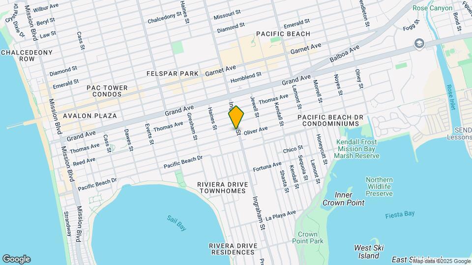 4204 Ingraham St Mapa y Detalles de la Ubicación