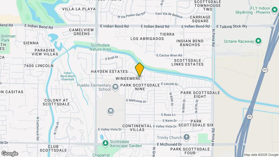8249 E Redwing Rd Mapa y Detalles de la Ubicación