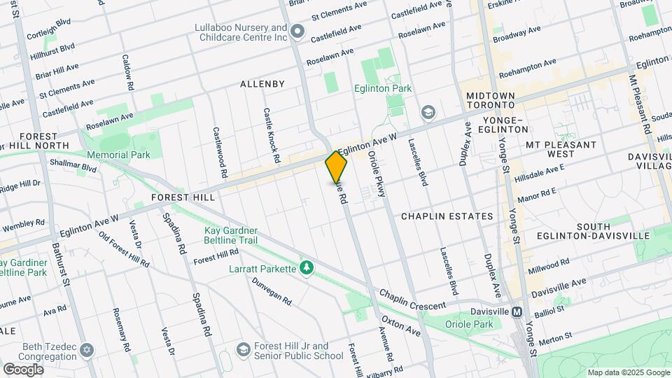 980-982 Avenue Rd Map and Location Details