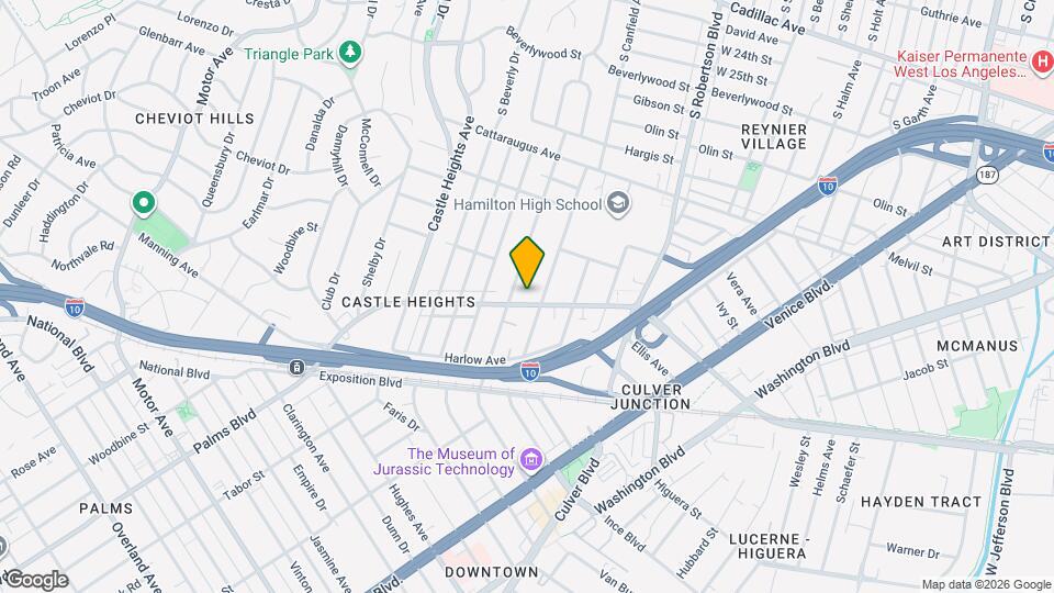 9313 National Blvd Map and Location Details