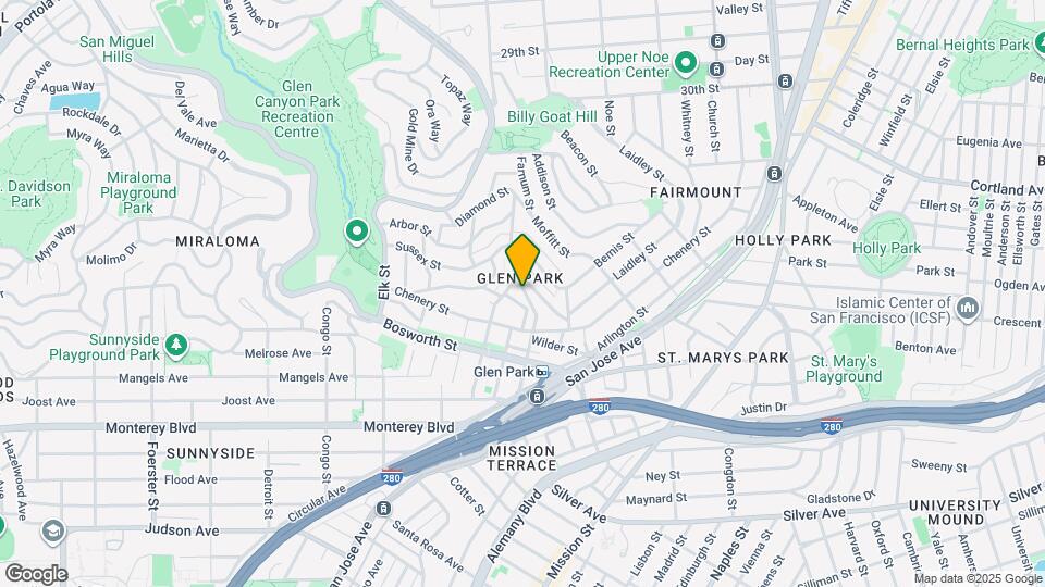 2730 Diamond St Map and Location Details