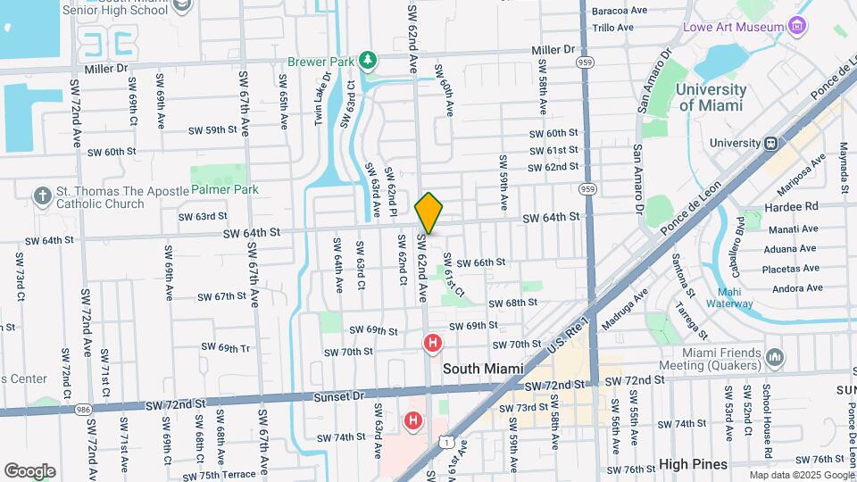 6174 SW 64th Terrace Map and Location Details