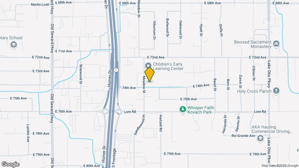 7331 Meadow St Map and Location Details