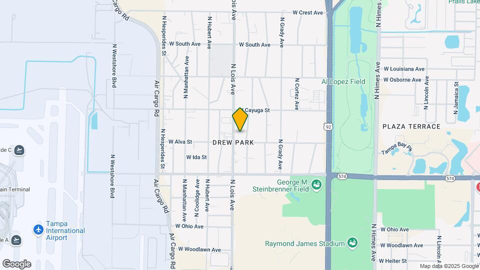 4605 N Lois Ave Mapa y Detalles de la Ubicación