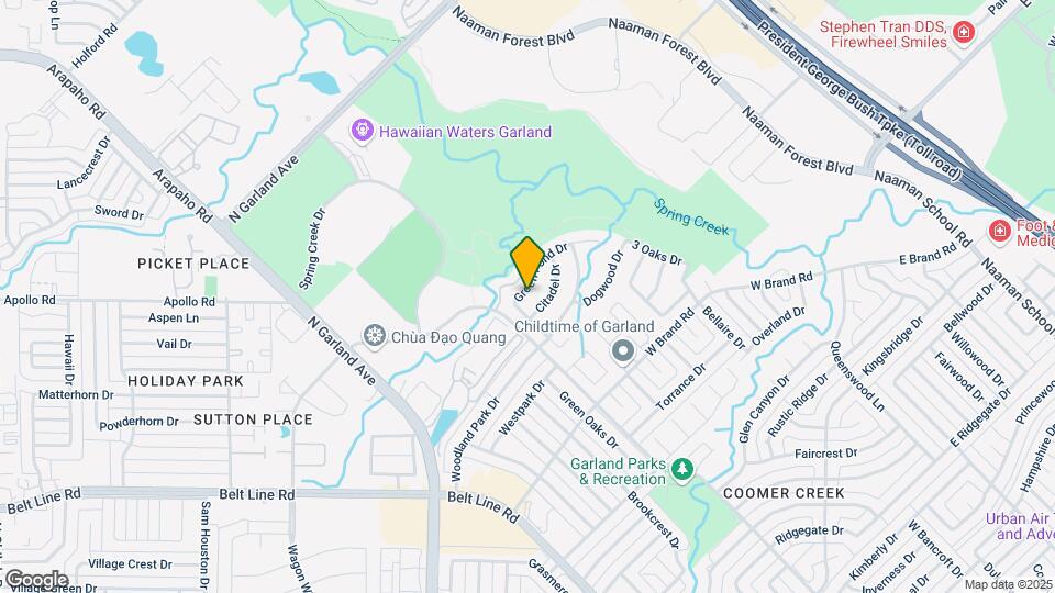 1014 Green Pond Dr Map and Location Details
