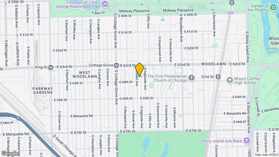 6349 S Drexel Ave Map and Location Details