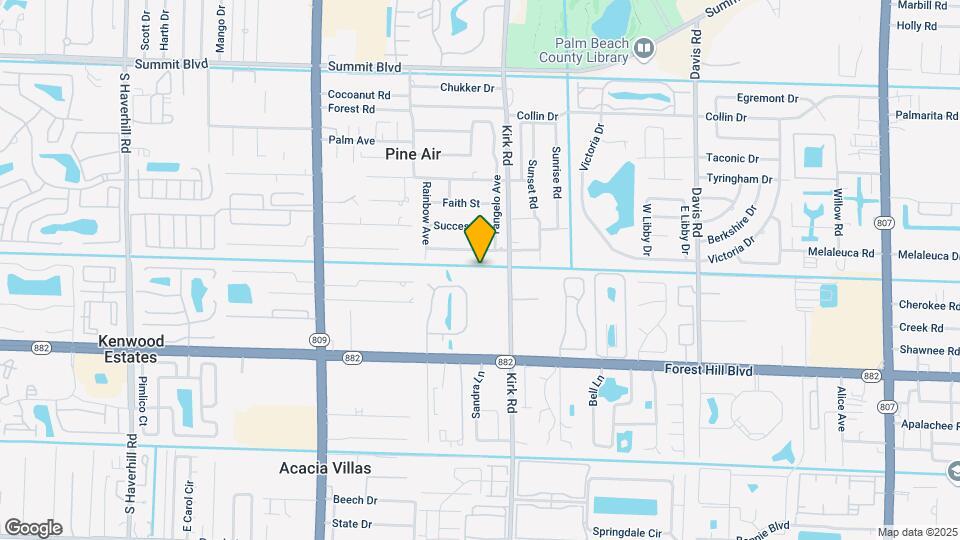 1624 Forest Lakes Cir Map and Location Details