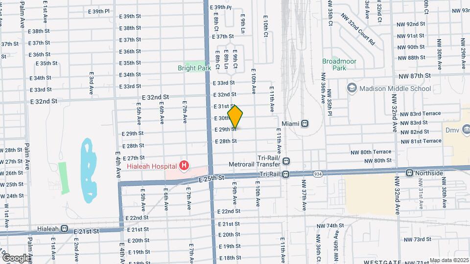 2881 E 9th Ave, Unit S5 Map and Location Details