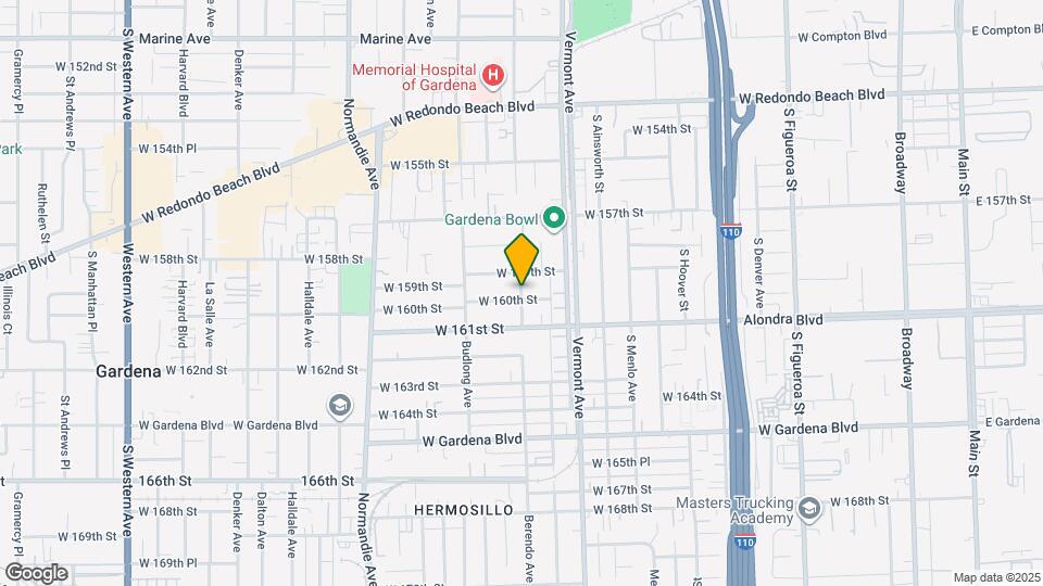 15810 Villas Ln Map and Location Details