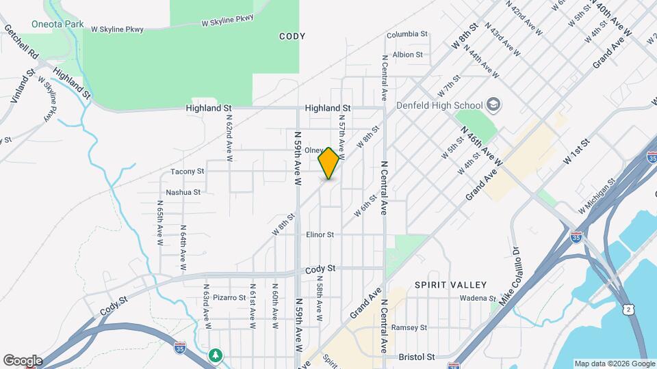 5724 W 8th St Map and Location Details