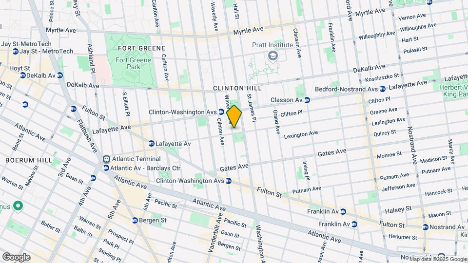 141 Greene Ave Map and Location Details
