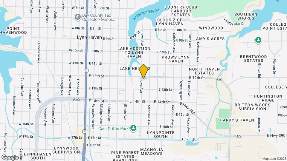 1203 Iowa Ave Map and Location Details