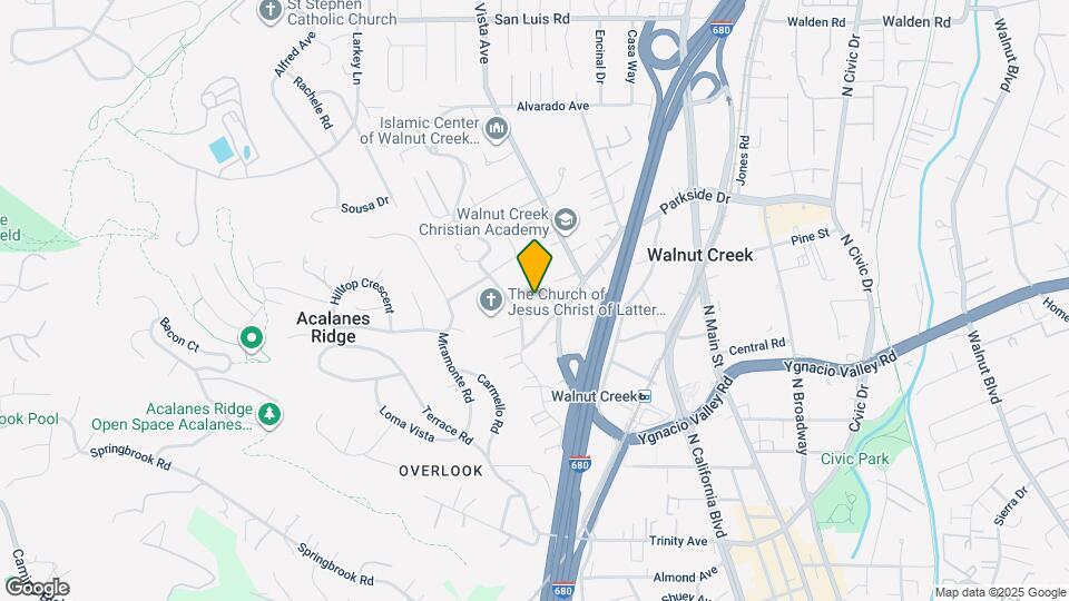 2225 Hillside Ct Map and Location Details