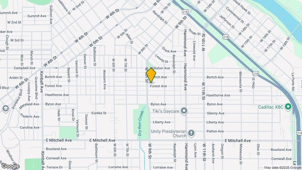 1113 Forest Ave Map and Location Details