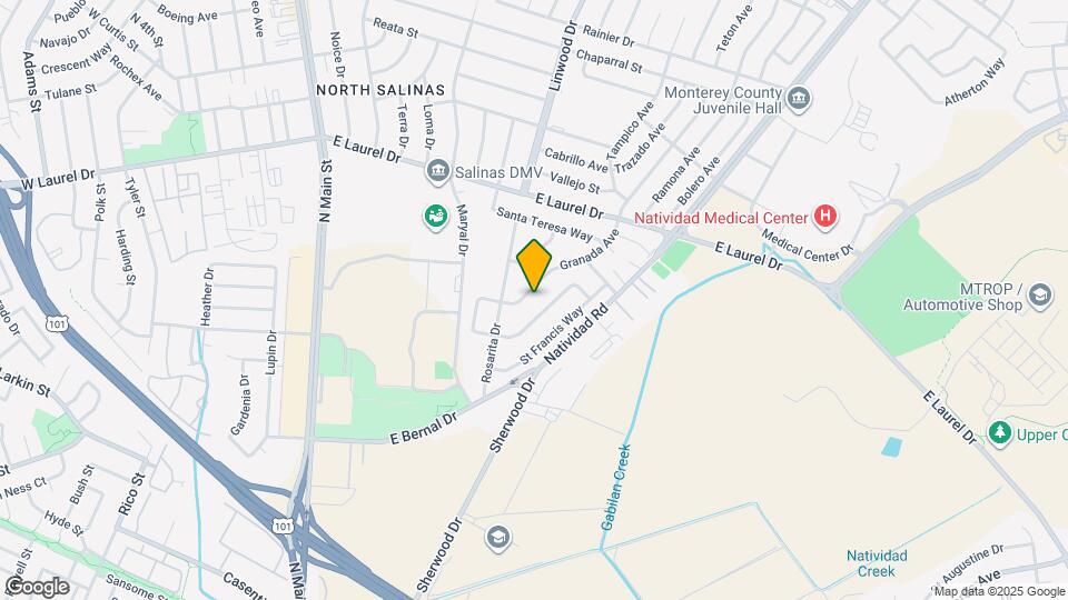 1126 Granada Ave Map and Location Details