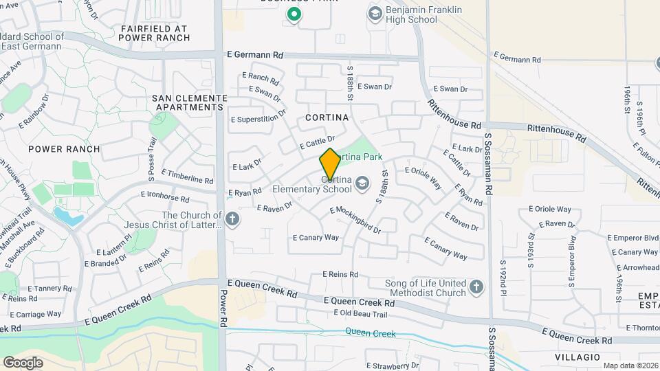 18711 E Raven Dr Map and Location Details